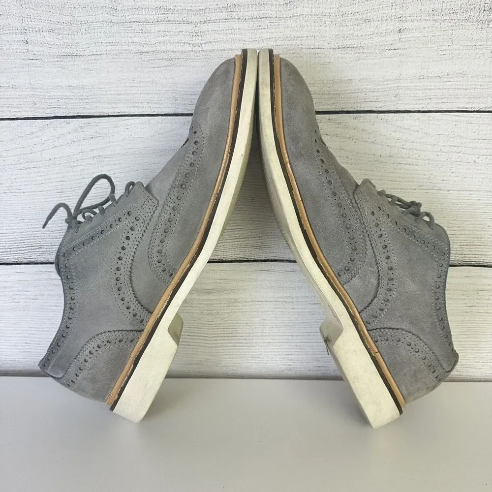 Cole Haan Briscoe Gray Suede Leather Casual Wingtip C12456 Mens Shoes 9.5 M‎